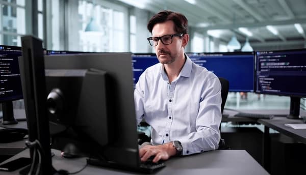 A digital privacy specialist auditing an employee's public online footprint